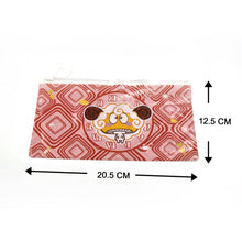 4845 20 Pc Red Printed Pouch For Carrying Stationary Stuffs And All By The Students. DeoDap