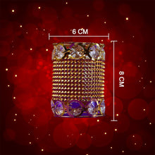 7268 2 Line Dimond Jhoomer For Home Decor Golden Color DeoDap