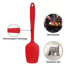 2022 Heat Resistant Silicone Spatula Non-Stick Wok Turner in Hygienic Solid Coating Cookware Kitchen Tools DeoDap