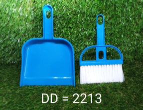 2213 Mini Dustpan with Brush Broom Set for Multipurpose Cleaning - 2 pcs DeoDap