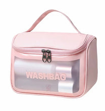 Cart2Add Culture Clear Toiletry Bag, Wash Make Up Bag PVC Waterproof Zippered Cosmetic Bag, Portable Carry Pouch for Women Men (D Shape Multicoloured)