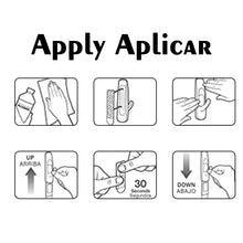 4998 Adhesive Sticker Plastic Hook 4 Hooks and  4 Sticker strips, Damage-Free Hanging, Holds Strong Plastic Hook DeoDap