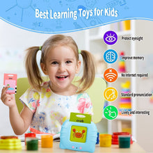 Talking Baby Flash Cards Educational Learning Interactive Toys for 2 3 4 5 6 Years Old Boys Girls, Toddlers Reading Machine with 224 Words Preschool Montessori Toys and Birthday Gift for Kids