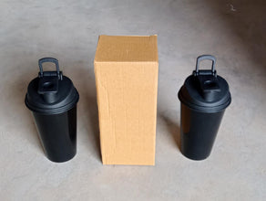 4899 Shaker Bottle Perfect for Protein Shakes and Pre Workout Gym |Water Bottle |BPA Free| Leak-Proof Flip Lid/Insulated Bottle for Hot & Cold Drinks 2 pc Set