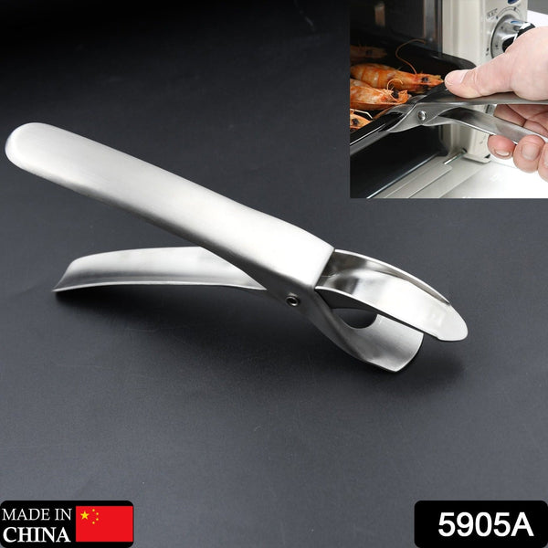5905A Plates Tongs, Easy and Labor‑Saving High Strength and Without Burrs Anti‑Hot Clip for Daily Use for Home