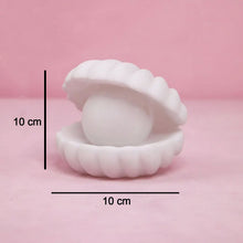 6621 Pearl Shell Night Lamp Decorate Desk Lights Nursery Toy Lamp Led Pearl Shell Night Lights For Bedroom & Home DeoDap