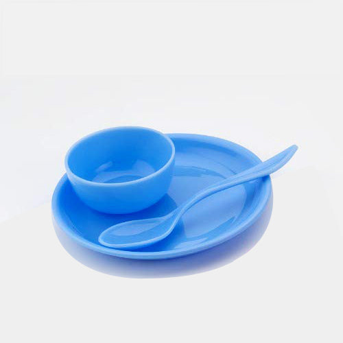 2184 Multipurpose Snack Set 3 pcs - Spoon, Bowl and Dish DeoDap