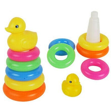 4626 Plastic Baby Kids Teddy Stacking Ring Jumbo Stack Up Educational Toy DeoDap