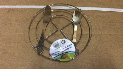 2479 Hot Pot Stand Stainless Steel Heat Resistant Round Table Ring DeoDap