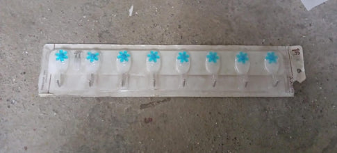 4230 MULTI-PURPOSE WALL HOOK, STRONG WALL HOOK, ADHESIVE HOOK, WALL HOOKS HIGH QUALITY HOOK WITH 2 SCREW FOR HOME , OFFICE , & MULTIUSE 8 HOOK ( 1 pc )