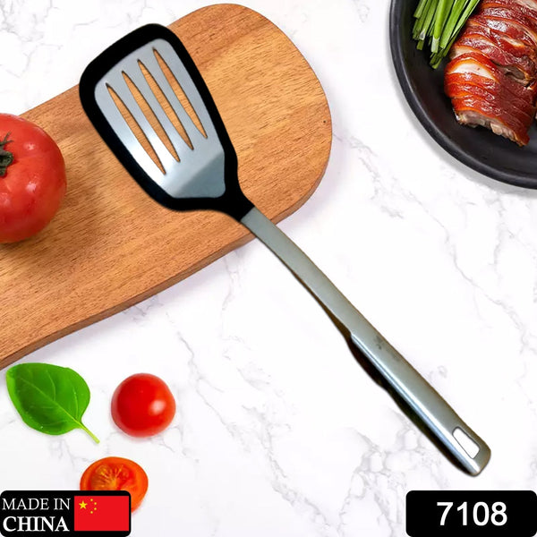 7108  Steel Turner Spatula For Cooking Use 38cm (1 pcs ) DeoDap