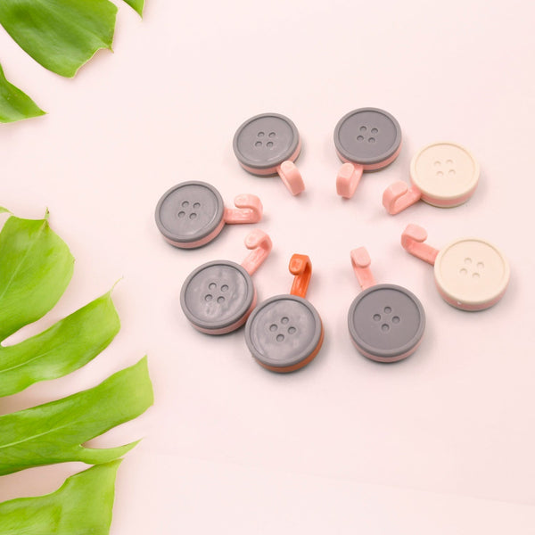 9401 Cute Hooks for Hanging | Unique Wall Hanging Hooks, Decorative Hooks Entrance Organizers with Self-Adhesive Hooks for Hanging Keys, Towels, Wallets, Scarves (10 Pc Set)