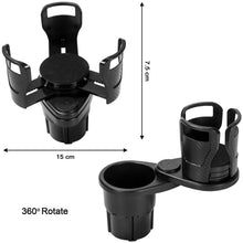 7623 Cup Holder, Seat Cup Holder Suitable for 20oz Water Bottles 2 in 1 Cup Holder Universal Vehicle Seat Bottle Mount with Set of Sponge Cushion for Vehicle DeoDap