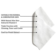 Refreshing Wet Wipes for Face | Facial Cleansing | Refreshing & Skin Hydration| Soothing for skin | pH Balance & Alcohol Free | Nourishing with Fruit extract | 25 Wipes
