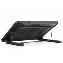 12809 Laptop Cooler Cooling Pad with 2 Quiet Led Fans, Dual USB Ports, Portable Ultra Slim USB Powered 7 Heights Adjustable Laptop Stand for Gaming Laptop