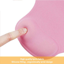 6176 Comfortable Silicone Mouse Pad with Jel Mouse Pad For All type Multiuse Mouse Pad  ( Mix Color )