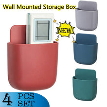 1487 Wall Mounted Storage Case with Mobile Phone Charging Holder DeoDap