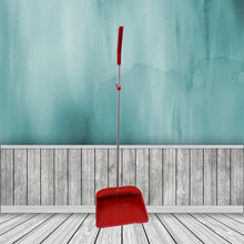 7871A Broom and Dustpan Cleaning Set Long Handled Dustpan and Brush Handle Dust Pan Broom Sweeper Long Handle Broom and Dustpan Set for Kitchen, Home, Lobby Schools, Hospital etc.