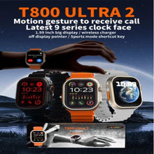 T800 Ultra 2 Smart Watch with 1.99 Inches HD Display with 4G Smartwatch With ‎Gesture Control for Men & Women Multi Color