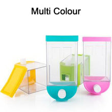 2325 Wall Mounted Cereal Dispenser Tank Grain Dry Food Container (1500ML) (Multicolour) DeoDap