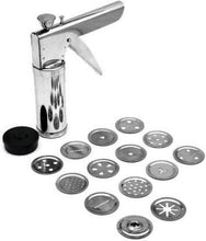 2327 15 in 1 Stainless Steel Kitchen Press with Different Parts DeoDap