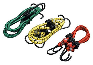 UK-0280 Flexible Bungee Rope/Luggage Strap/Bungee Cord with 10 MM Diameter and Corner Metal Hooks 2MTR
