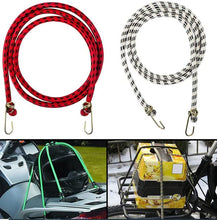 UK-0280 Flexible Bungee Rope/Luggage Strap/Bungee Cord with 10 MM Diameter and Corner Metal Hooks 2MTR
