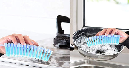 UK-0275 Flexible Plastic Cleaning Brush for Home, Kitchen and Bathroom