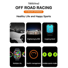 T800 Ultra 2 Smart Watch with 1.99 Inches HD Display with 4G Smartwatch With ‎Gesture Control for Men & Women Multi Color