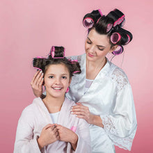 Cart2Add multicolored Hair Curler Rollers for Women, 6pcs Self Grip Magic Hair Roller Clips Hairdressing Kit for Long Medium Short Hair with 12 Bang Clips & 1 Comb