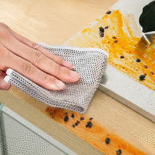 UK-0304  Non-Scratch Wire Dishcloth, Steel Wire Dish Towel, Multipurpose Wire Dishwashing Rags for Wet and Dry, Scrubs & Cleans for Dishes