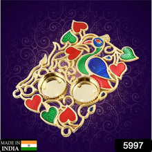 Rakasha Bandhan Special Puja Thali, Kumkum Thali Holder, Pooja Return Gift, Indian Housewarming Gifts, Brother/Bhai/Bhabhi/Sister/Family Rakhi for Rakshabandhan, Diwali