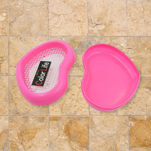 Bathroom Accessories Plastic Soap Case / Soap Dish / Soap Stand, Plastic Soap Case Soap Holder Soap Dish For Bathroom Kitchen Sink (Oval / Heart Shape Soap case / 1 pc )