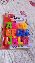 1923 English A to Z Small letter Colorful Magnetic Alphabet to Educate Kids in Fun Play & Learn | Toy for Preschool Learning, Spelling, Counting (26 Alphabet)